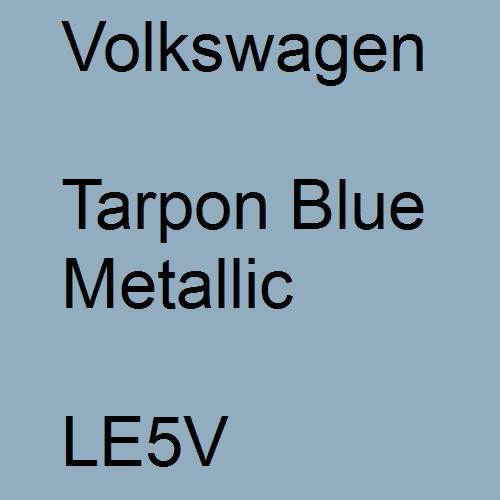 Volkswagen, Tarpon Blue Metallic, LE5V.